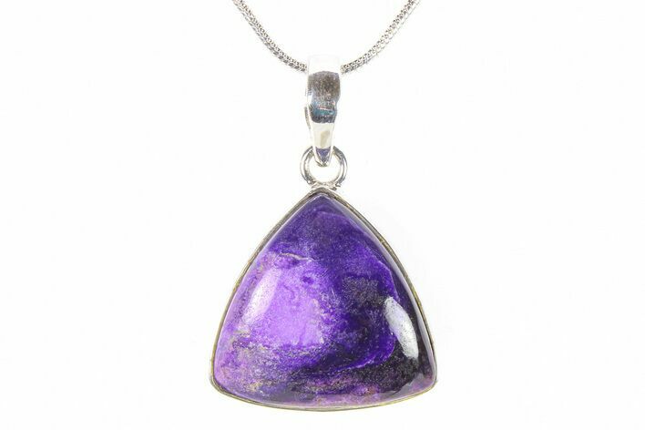 Polished Sugilite Pendant (Necklace) - Sterling Silver #278591